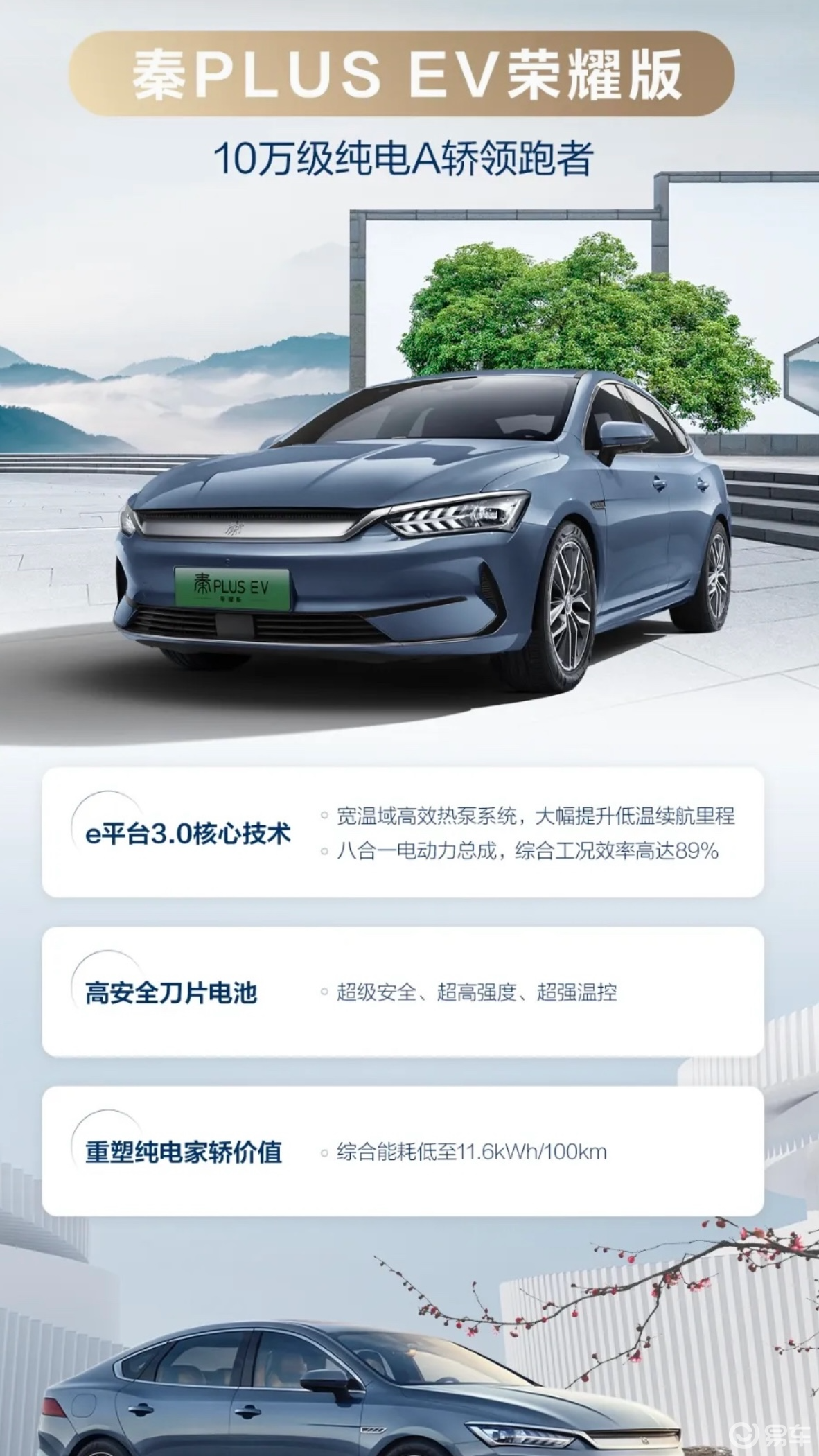 秦PLUS荣耀版上市，7.98万元的起售价，对标合资燃油