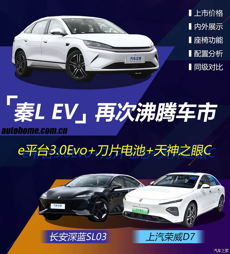 秦L EV起售11.98万元，欢呼之余看看车辆如何选