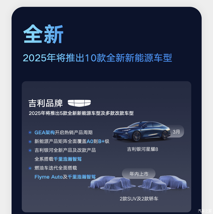 2024年总收入2402亿 2025年推出10款新能源车 吉利2024年财报公布